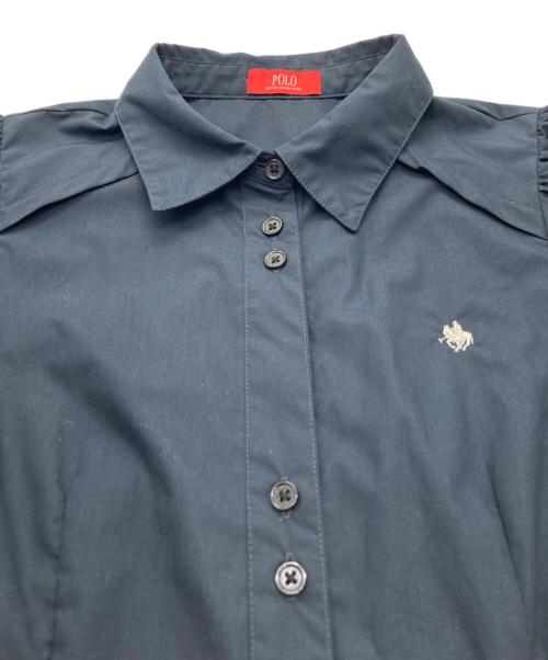 POLO BCS（ポロ・ビーシーエス）POLO BCS (ポロ・ビーシーエス) DazzliN (ダズリン) ヘムレイヤードシャツワンピース ネイビー サイズ:Sの古着・服飾アイテム