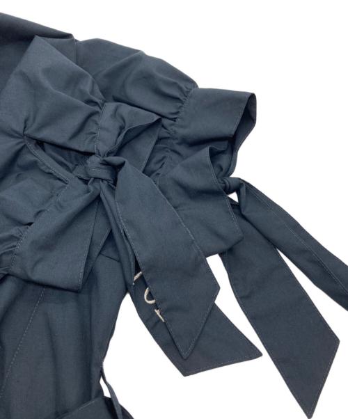 POLO BCS（ポロ・ビーシーエス）POLO BCS (ポロ・ビーシーエス) DazzliN (ダズリン) ヘムレイヤードシャツワンピース ネイビー サイズ:Sの古着・服飾アイテム