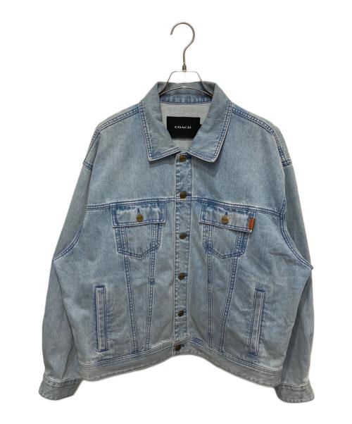 COACH（コーチ）COACH (コーチ) ノベルティ デニム ジャケット ブルー サイズ:XLの古着・服飾アイテム