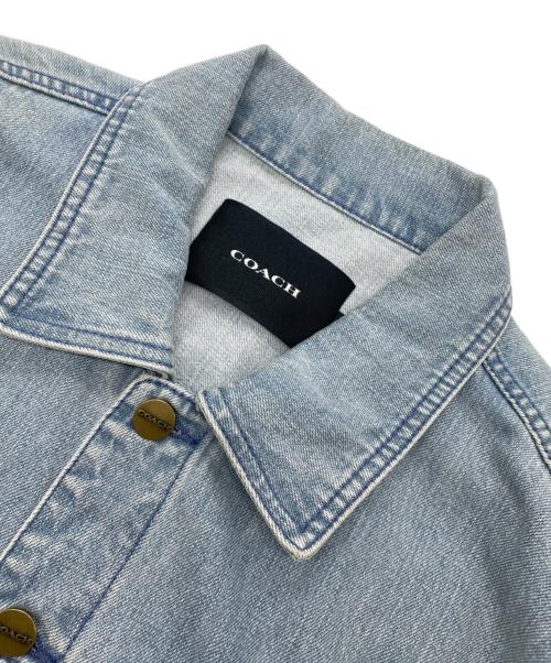 COACH（コーチ）COACH (コーチ) ノベルティ デニム ジャケット ブルー サイズ:XLの古着・服飾アイテム