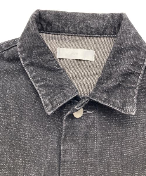 WYM LIDNM（ウィム バイ リドム）WYM LIDNM (ウィム バイ リドム) HEAVY OZ WIDE DENIMデニムジャケット ブラック サイズ:Ｓの古着・服飾アイテム