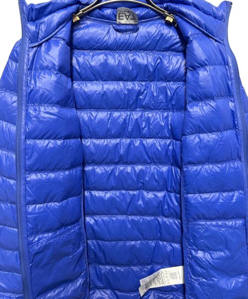 EMPORIO ARMANI（エンポリオアルマーニ）EMPORIO ARMANI (エンポリオアルマーニ) ダウンジャケット ブルー サイズ:Ｍの古着・服飾アイテム