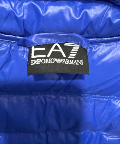 EMPORIO ARMANI（エンポリオアルマーニ）EMPORIO ARMANI (エンポリオアルマーニ) ダウンジャケット ブルー サイズ:Ｍの古着・服飾アイテム