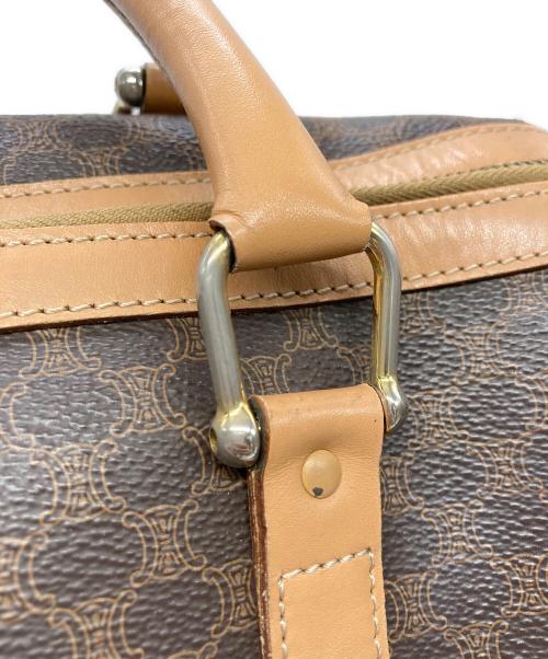 CELINE（セリーヌ）CELINE (セリーヌ) マカダム柄 ミニボストンバッグ ブラウン サイズ:なしの古着・服飾アイテム