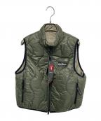 WILD THINGSワイルドシングス）の古着「〈別注〉 リバーシブル 中綿ベスト」｜グリーン