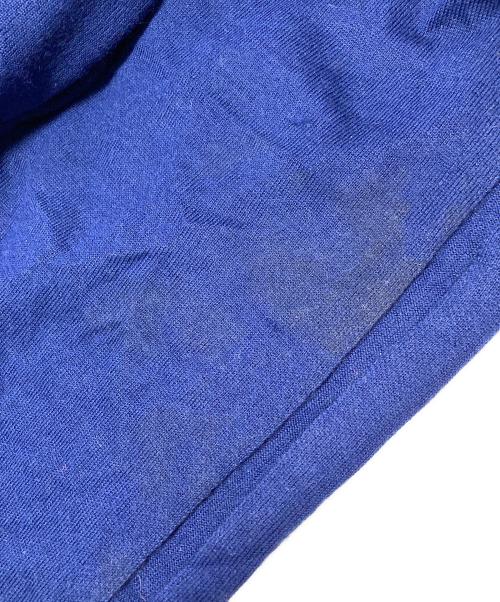 Curensology（カレンソロジー）Curensology (カレンソロジー) ウールハイネックギャザーワンピース ブルー サイズ:FREEの古着・服飾アイテム