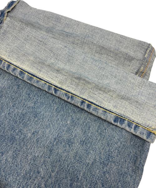 OPENING act（オープニングアクト）OPENING act (オープニングアクト) ハイエンドクオリティスタイルデニム-バギーストレートシルエット ブルー サイズ:Ｌの古着・服飾アイテム