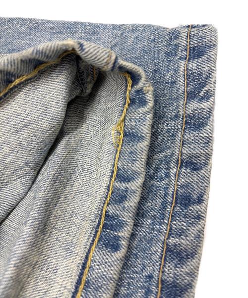 OPENING act（オープニングアクト）OPENING act (オープニングアクト) ハイエンドクオリティスタイルデニム-バギーストレートシルエット ブルー サイズ:Ｌの古着・服飾アイテム