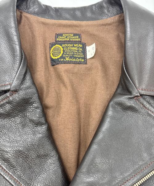 BILL KELSO MFG CO.（ビルケルソー・マニュファクチャリング・カンパニー）BILL KELSO MFG CO. (ビルケルソー・マニュファクチャリング・カンパニー) WILD BOY ダブルライダースジャケット ブラウン サイズ:42（実寸サイズをご確認ください）の古着・服飾アイテム