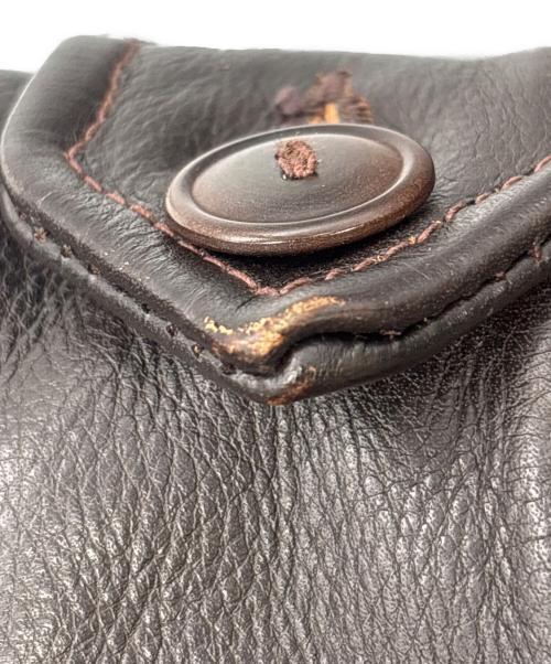 BILL KELSO MFG CO.（ビルケルソー・マニュファクチャリング・カンパニー）BILL KELSO MFG CO. (ビルケルソー・マニュファクチャリング・カンパニー) WILD BOY ダブルライダースジャケット ブラウン サイズ:42（実寸サイズをご確認ください）の古着・服飾アイテム