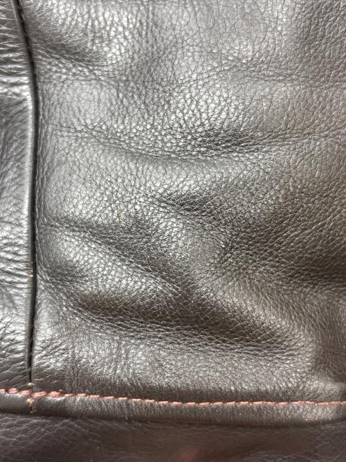 BILL KELSO MFG CO.（ビルケルソー・マニュファクチャリング・カンパニー）BILL KELSO MFG CO. (ビルケルソー・マニュファクチャリング・カンパニー) WILD BOY ダブルライダースジャケット ブラウン サイズ:42（実寸サイズをご確認ください）の古着・服飾アイテム