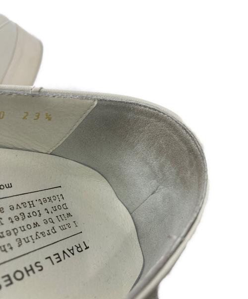 TRAVELSHOES（トラベルシューズ）TRAVELSHOES (トラベルシューズ) メダリオンドクターシューズ ホワイト サイズ:23.5㎝の古着・服飾アイテム