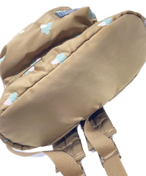 PORTER（ポーター）PORTER (ポーター) mina perhonen (ミナ ペルホネン) ライトベリー デイパック ベージュ サイズ:なしの古着・服飾アイテム