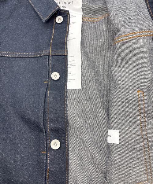 Adam et Rope（アダム エ ロペ）Adam et Rope (アダム エ ロペ) Coca Cola (コカコーラ) デニムジャケット インディゴ サイズ:Ｍの古着・服飾アイテム