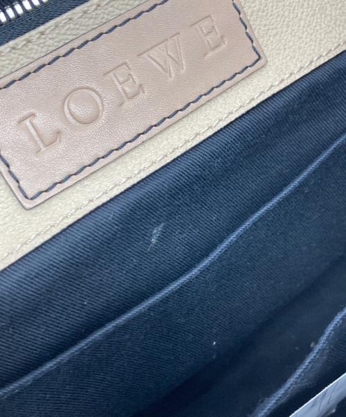 LOEWE（ロエベ）LOEWE (ロエベ) アナグラムショルダーバッグ ベージュの古着・服飾アイテム