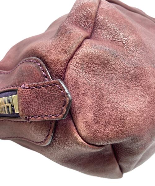 GIVENCHY（ジバンシィ）GIVENCHY (ジバンシィ) サイドジップレザーワンショルダーバッグ パープルの古着・服飾アイテム