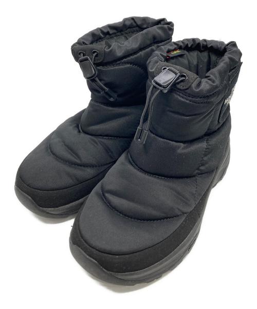 THE NORTH FACE（ザ ノース フェイス）THE NORTH FACE (ザ ノース フェイス) ヌプシ ブーティー ウォータープルーフ ロゴ ショートブーツ ブラック サイズ:23㎝の古着・服飾アイテム