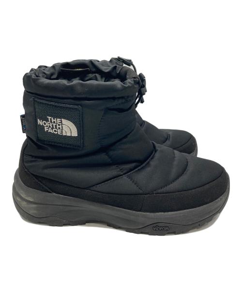 THE NORTH FACE（ザ ノース フェイス）THE NORTH FACE (ザ ノース フェイス) ヌプシ ブーティー ウォータープルーフ ロゴ ショートブーツ ブラック サイズ:23㎝の古着・服飾アイテム