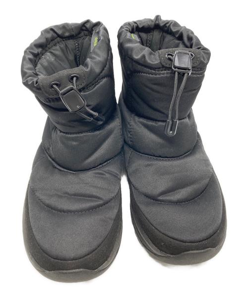 THE NORTH FACE（ザ ノース フェイス）THE NORTH FACE (ザ ノース フェイス) ヌプシ ブーティー ウォータープルーフ ロゴ ショートブーツ ブラック サイズ:23㎝の古着・服飾アイテム