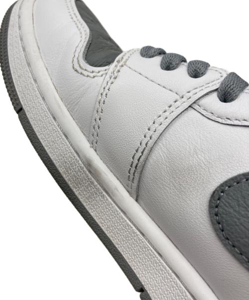 NIKE（ナイキ）NIKE (ナイキ) エアジョーダン 1 レトロ ハイ OG ホワイト×グレー サイズ:27ｃｍの古着・服飾アイテム