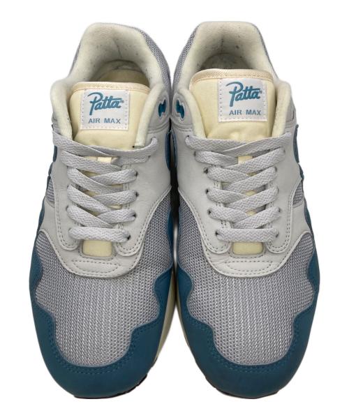 NIKE（ナイキ）NIKE (ナイキ) Patta (パタ) エアマックス 1 ホワイト×ブルー サイズ:US9/UK8/EU42.5の古着・服飾アイテム