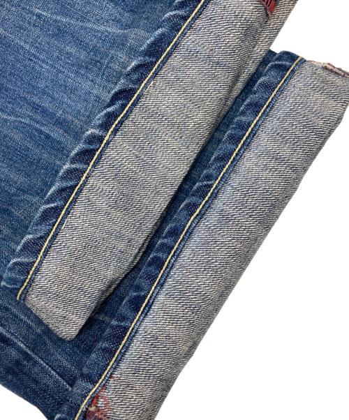 EVISU（エヴィス）EVISU (エヴィス) 黄カモメプリントデニムパンツ インディゴ サイズ:44の古着・服飾アイテム