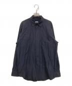 COMOLIコモリ）の古着「コモリシャツ」｜ブラック