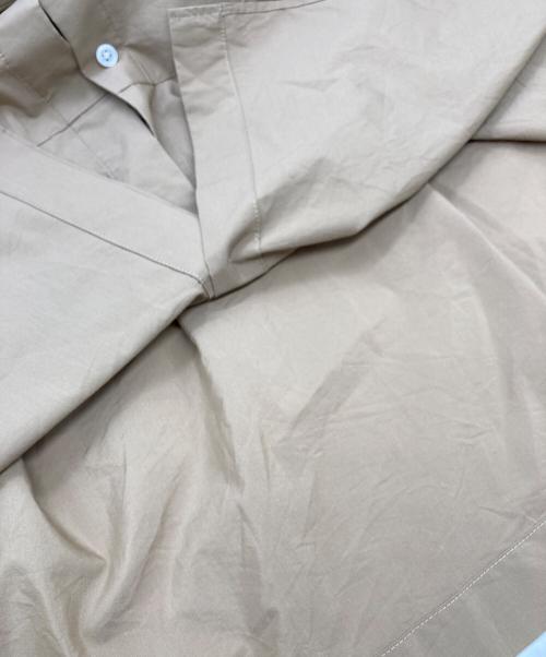 S.ESSENTIALS（エス エッセンシャルズ）S.ESSENTIALS (エス エッセンシャルズ) コットンポリエステルシャツ ベージュ サイズ:38の古着・服飾アイテム