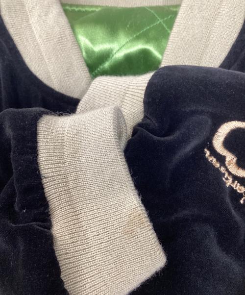 STUDIO D'ARTISAN（ステュディオダルチザン）STUDIO D'ARTISAN (ステュディオダルチザン) 別珍ベロアスカジャン ブラック サイズ:Mの古着・服飾アイテム