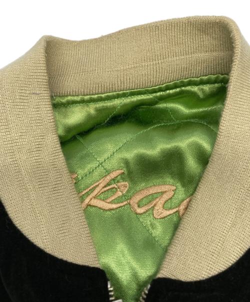 STUDIO D'ARTISAN（ステュディオダルチザン）STUDIO D'ARTISAN (ステュディオダルチザン) 別珍ベロアスカジャン ブラック サイズ:Mの古着・服飾アイテム