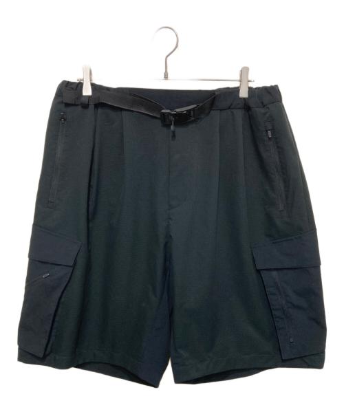 PRODUCT LAB.（プロダクトラボ）PRODUCT LAB. (プロダクトラボ) EL LAB. ファンクショナルカーゴポケットショーツ ブラック サイズ:Ｍの古着・服飾アイテム