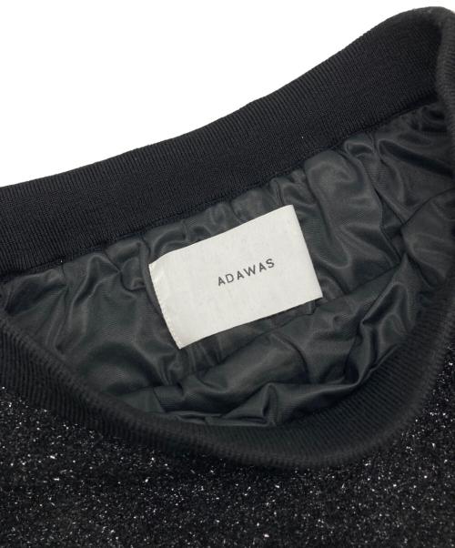 ADAWAS（アダワス）ADAWAS (アダワス) シャイニーモール ストレートスカート ブラック サイズ:FREEの古着・服飾アイテム