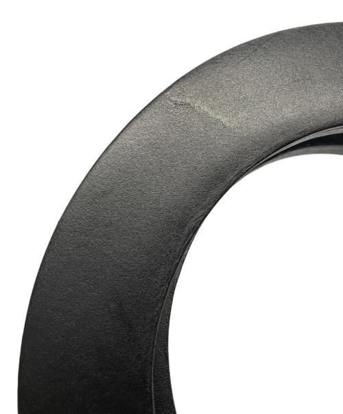 MODERNWEAVING（モダン ウィーヴィング）MODERNWEAVING (モダン ウィーヴィング) カッティングレザーバッグ ブラックの古着・服飾アイテム