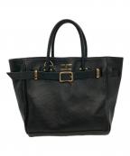 YOUNG & OLSEN The DRYGOODS STORE×FRAMeWORKヤングアンドオルセン ザ ドライグッズストア×フレームワーク）の古着「ベルトバッグ」｜ブラック