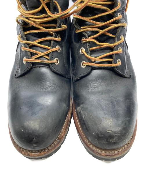 RED WING（レッドウィング）RED WING (レッドウィング) ロガーブーツ ブラック サイズ:UK9の古着・服飾アイテム