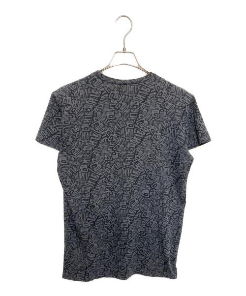 DIOR HOMME（ディオール オム）DIOR HOMME (ディオール オム) 英字総柄プリントTシャツ グレー サイズ:Ｓの古着・服飾アイテム