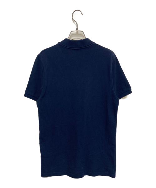 maison kitsune（メゾンキツネ）MAISON KITSUNE (メゾンキツネ) トリコロール フォックスパッチポロシャツ ネイビー サイズ:Ｓの古着・服飾アイテム