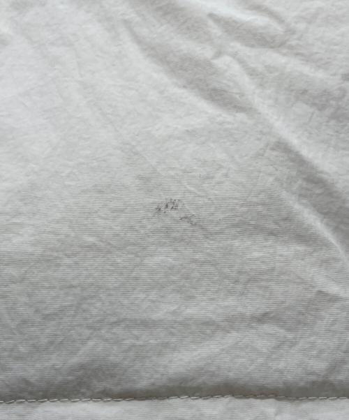 Calvin Klein Jeans（カルバンクラインジーンズ）Calvin Klein Jeans (カルバンクラインジーンズ) バッジオーバーサイズ ダウンジャケット アイボリー サイズ:Lの古着・服飾アイテム