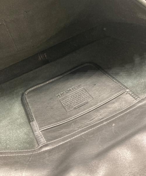 COACH（コーチ）COACH (コーチ) オールレザーブリーフケース ブラックの古着・服飾アイテム