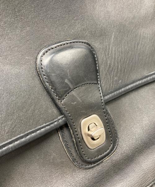 COACH（コーチ）COACH (コーチ) オールレザーブリーフケース ブラックの古着・服飾アイテム