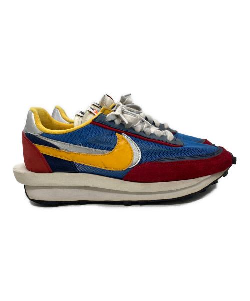 NIKE（ナイキ）NIKE (ナイキ) sacai (サカイ) LD ワッフル レッド×ブルー サイズ:US9/UK8/EU42.5の古着・服飾アイテム