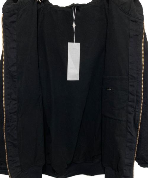 COMOLI（コモリ）COMOLI (コモリ) ブラックデニム ジップパーカ ブラック サイズ:3 未使用品の古着・服飾アイテム