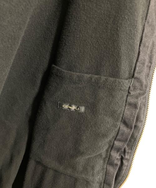COMOLI（コモリ）COMOLI (コモリ) ブラックデニム ジップパーカ ブラック サイズ:3 未使用品の古着・服飾アイテム