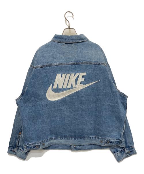 LEVI'S（リーバイス）LEVI'S (リーバイス) NIKE (ナイキ) デニムトラッカージャケット ブルー サイズ:XLの古着・服飾アイテム