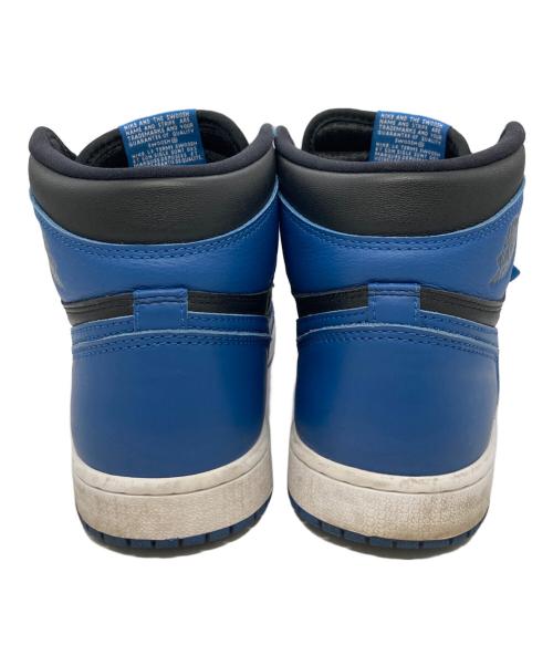NIKE（ナイキ）NIKE (ナイキ) エアジョーダン 1 レトロ ハイ OG ブルー×ブラック サイズ:US7/UK6/EUR40の古着・服飾アイテム