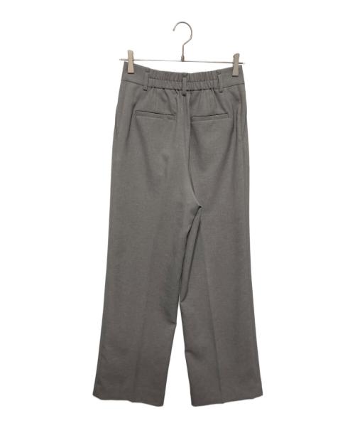 NOLLEY'S（ノーリーズ）NOLLEY'S (ノーリース) ウォッシャブル愛されイージータックワイドパンツ グレー サイズ:38の古着・服飾アイテム