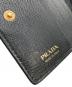 中古・古着 PRADA (プラダ) 2つ折り財布 ブラック：19000円