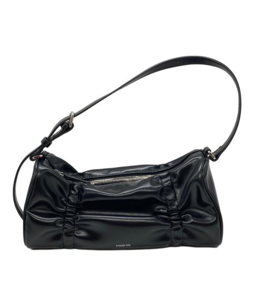 STAND OIL（スタンドオイル）STAND OIL (スタンドオイル) プリーツバッグ ブラック サイズ:なしの古着・服飾アイテム