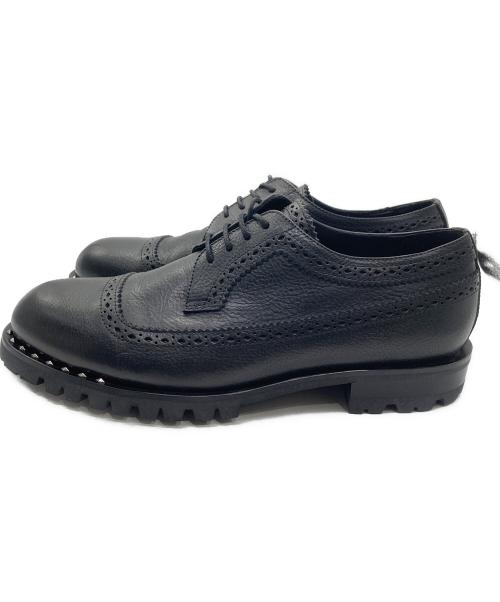 JIMMY CHOO（ジミーチュウ）JIMMY CHOO (ジミーチュウ) ダービーシューズ ブラック サイズ:43の古着・服飾アイテム