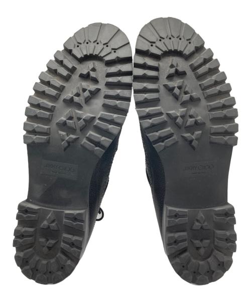 JIMMY CHOO（ジミーチュウ）JIMMY CHOO (ジミーチュウ) ダービーシューズ ブラック サイズ:43の古着・服飾アイテム